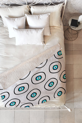 Elisabeth Fredriksson Space Sushi 2 Fleece Throw Blanket