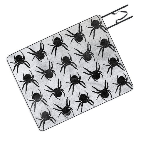 Elisabeth Fredriksson Spiders 4 BW Picnic Blanket