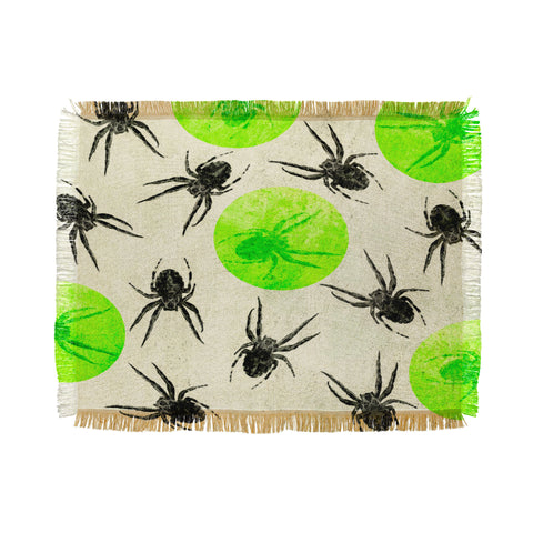 Elisabeth Fredriksson Spiders II Throw Blanket