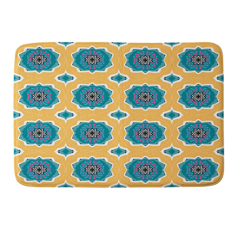 Elisabeth Fredriksson Sprinkle Flowers Memory Foam Bath Mat