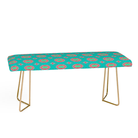 Elisabeth Fredriksson Strawberry Field Flowers Bench