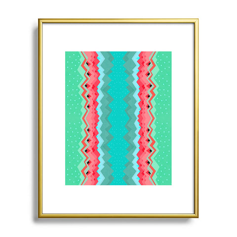 Elisabeth Fredriksson Strawberry Field Pattern Metal Framed Art Print