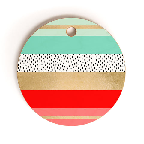 Elisabeth Fredriksson Summer Fresh Cutting Board Round