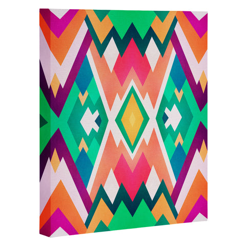 Elisabeth Fredriksson Summer Peaks Pattern Art Canvas