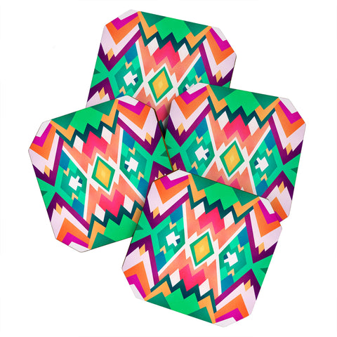 Elisabeth Fredriksson Summer Peaks Pattern Coaster Set