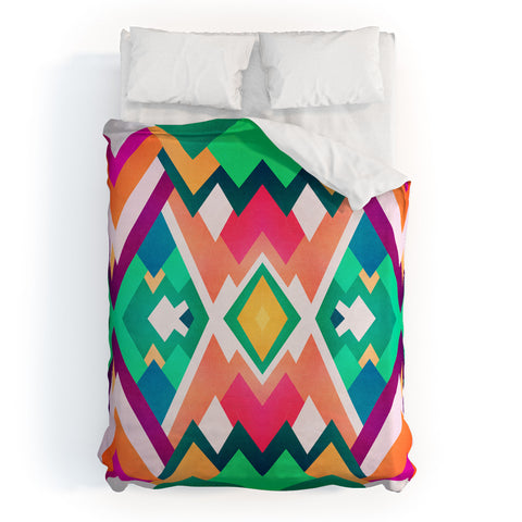 Elisabeth Fredriksson Summer Peaks Pattern Duvet Cover