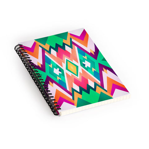 Elisabeth Fredriksson Summer Peaks Pattern Spiral Notebook