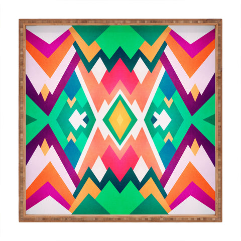 Elisabeth Fredriksson Summer Peaks Pattern Square Tray