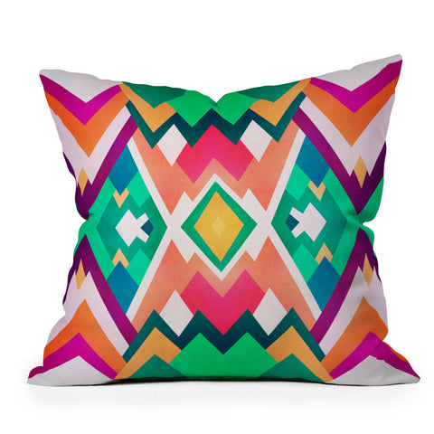 Elisabeth Fredriksson Summer Peaks Pattern Throw Pillow
