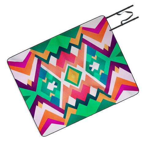 Elisabeth Fredriksson Summer Peaks Pattern Picnic Blanket