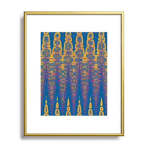 Elisabeth Fredriksson Sunset By The Sea Metal Framed Art Print