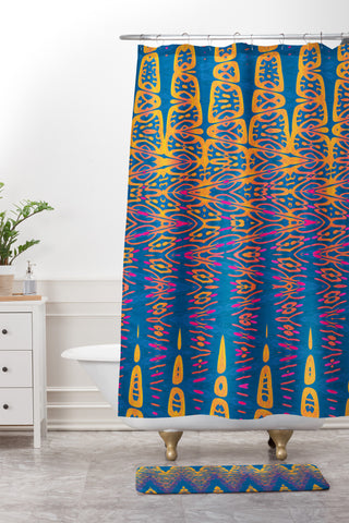 Elisabeth Fredriksson Sunset By The Sea Shower Curtain And Mat