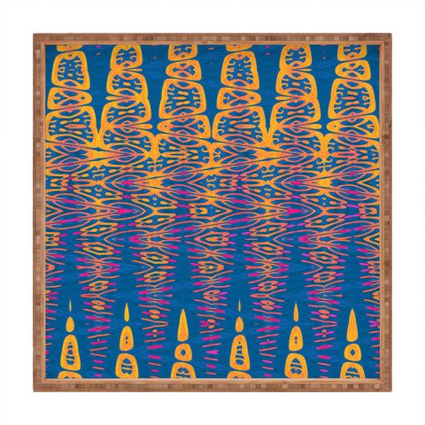 Elisabeth Fredriksson Sunset By The Sea Square Tray