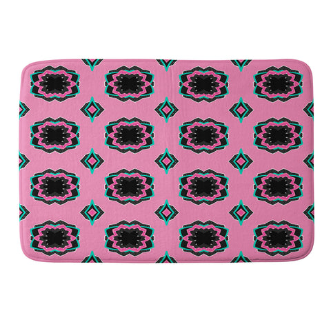 Elisabeth Fredriksson Sweet Licorice Flowers Memory Foam Bath Mat