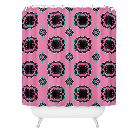 Elisabeth Fredriksson Sweet Licorice Flowers Shower Curtain