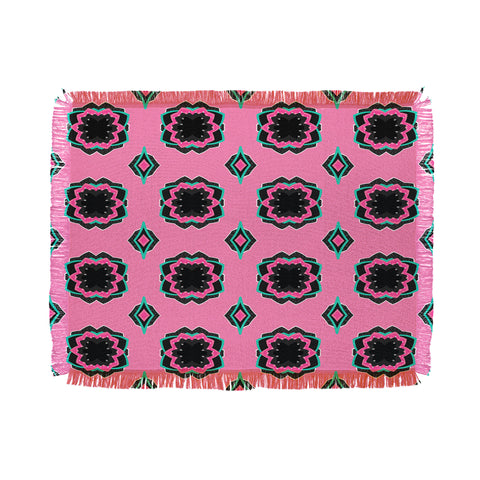 Elisabeth Fredriksson Sweet Licorice Flowers Throw Blanket