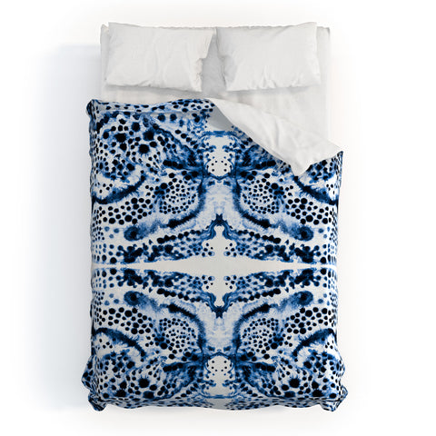 Elisabeth Fredriksson Symmetric Dream Blue Duvet Cover