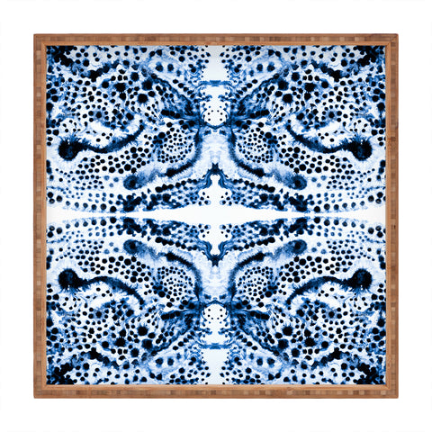 Elisabeth Fredriksson Symmetric Dream Blue Square Tray