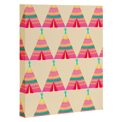 Elisabeth Fredriksson Teepees Art Canvas