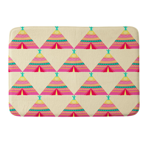 Elisabeth Fredriksson Teepees Memory Foam Bath Mat