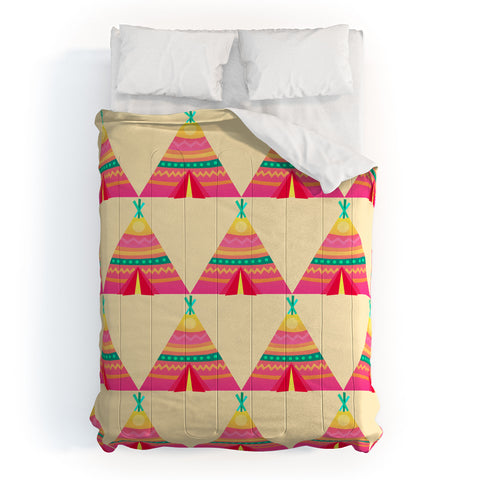Elisabeth Fredriksson Teepees Comforter
