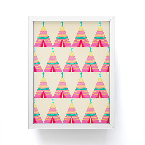 Elisabeth Fredriksson Teepees Framed Mini Art Print