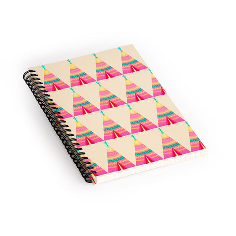 Elisabeth Fredriksson Teepees Spiral Notebook