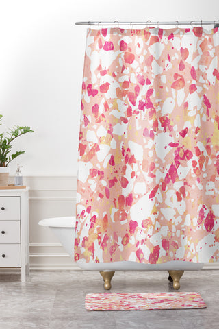 Elisabeth Fredriksson Terrazzo Delight Shower Curtain And Mat
