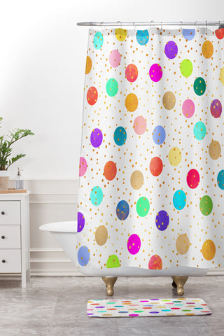 Elisabeth Fredriksson Time To Celebrate Shower Curtain And Mat