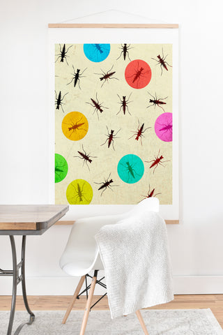 Elisabeth Fredriksson Tiny Insects Art Print And Hanger