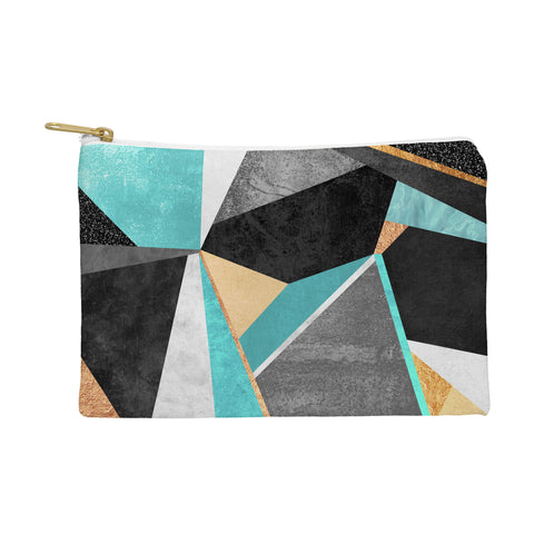 Elisabeth Fredriksson Turquoise Geometry Pouch