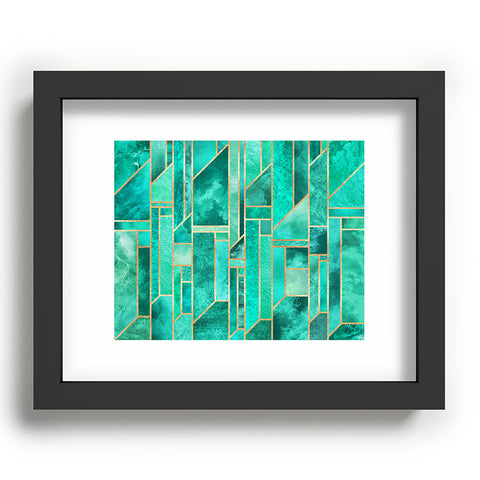 Elisabeth Fredriksson Turquoise Skies Recessed Framing Rectangle