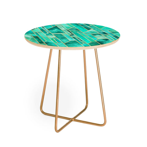 Elisabeth Fredriksson Turquoise Skies Round Side Table