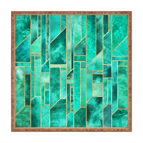 Elisabeth Fredriksson Turquoise Skies Square Tray