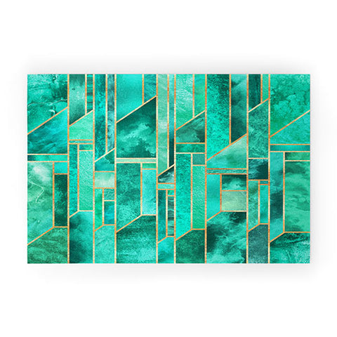 Elisabeth Fredriksson Turquoise Skies Welcome Mat