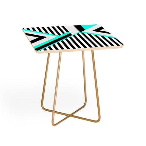 Elisabeth Fredriksson Turquoise Stripe Combination Side Table