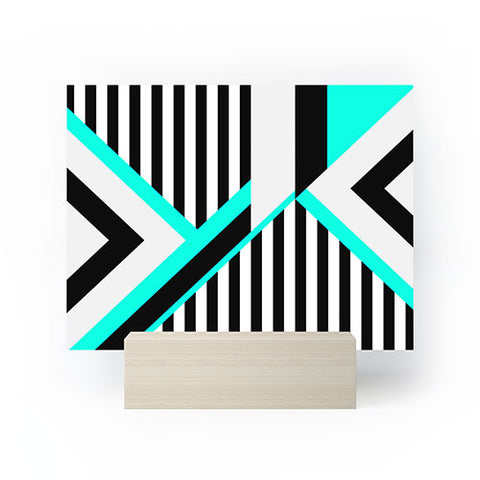 Elisabeth Fredriksson Turquoise Stripe Combination Mini Art Print