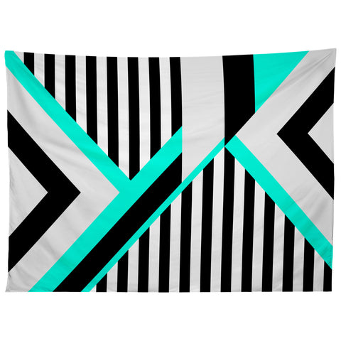 Elisabeth Fredriksson Turquoise Stripe Combination Tapestry