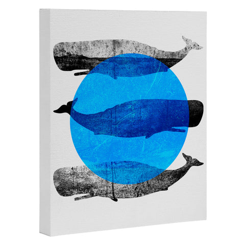 Elisabeth Fredriksson Whales Art Canvas