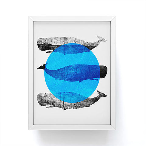 Elisabeth Fredriksson Whales Framed Mini Art Print
