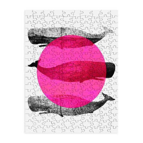 Elisabeth Fredriksson Whales Pink Puzzle