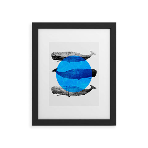 Elisabeth Fredriksson Whales Framed Art Print