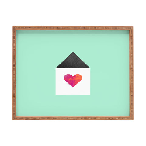 Elisabeth Fredriksson Where The Heart Is Rectangular Tray