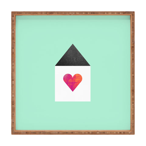 Elisabeth Fredriksson Where The Heart Is Square Tray