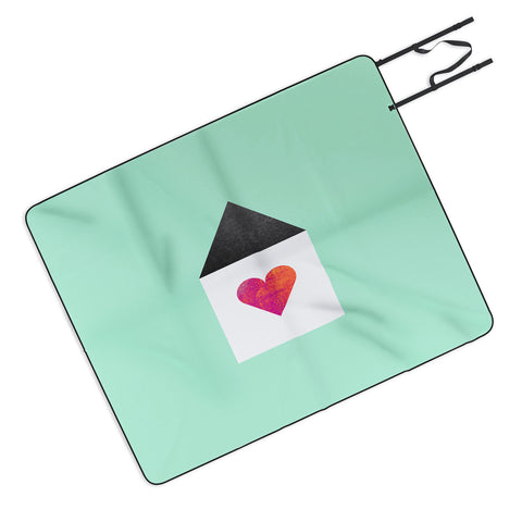 Elisabeth Fredriksson Where The Heart Is Picnic Blanket