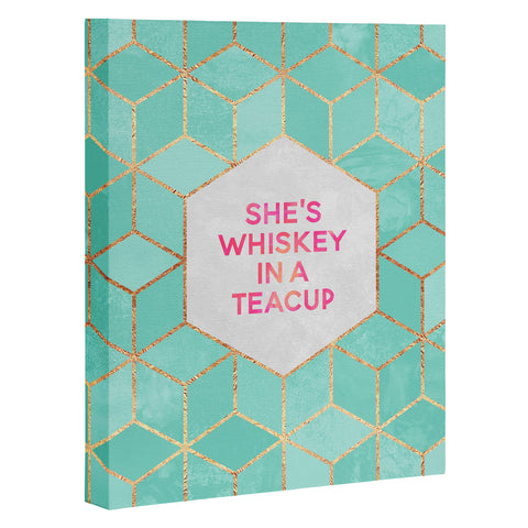 Elisabeth Fredriksson Whiskey In A Teacup Art Canvas