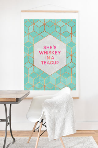 Elisabeth Fredriksson Whiskey In A Teacup Art Print And Hanger