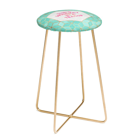 Elisabeth Fredriksson Whiskey In A Teacup Counter Stool