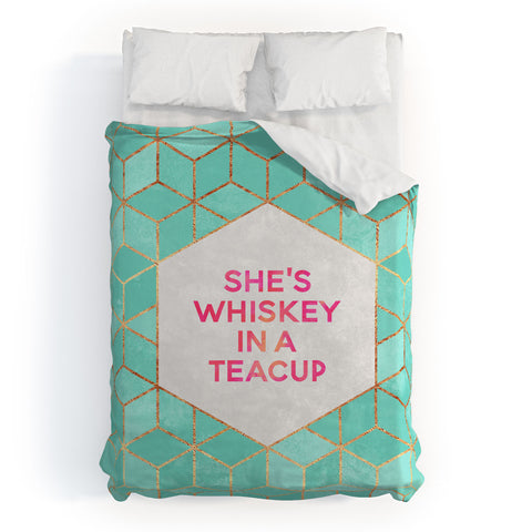 Elisabeth Fredriksson Whiskey In A Teacup Duvet Cover