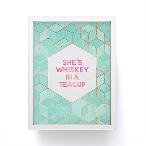 Elisabeth Fredriksson Whiskey In A Teacup Framed Mini Art Print
